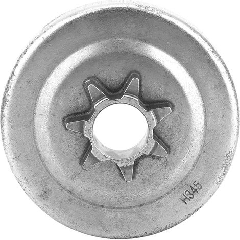 Pignon de tambour d'embrayage en acier inoxydable à 7 dents compatible avec les scies électriques Husqvarna 340, 345, 350, 445 et 450. (1/5)
