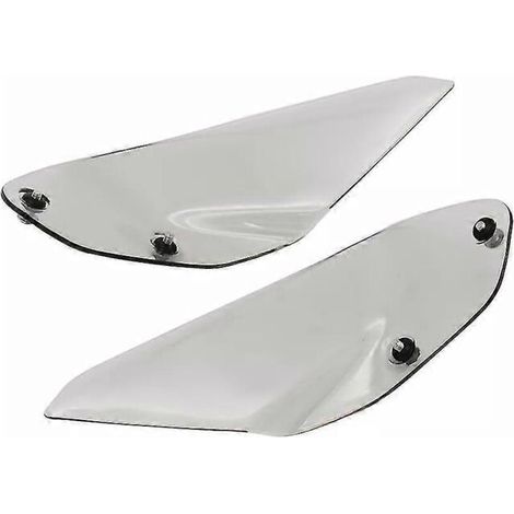 Déflecteurs latéraux, protège-mains et spoiler de pare-brise en carbone gris fumé pour motos BMW R1200GS LC Adv et R1250GS Adventure (2014-2022). (1/5)