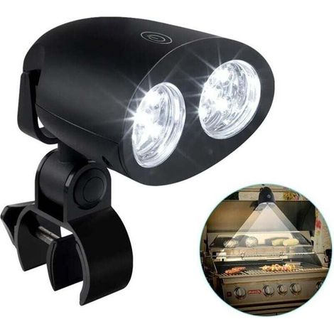 10 lampes LED pour barbecue, boutons tactiles sensibles, résistantes aux hautes températures, étanches, adaptées aux barbecues en extérieur. (1/4)