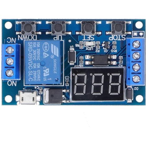 Relaismodul mit externem Triggerverzögerungsschalter, elektronisches Bauteil, 12 V