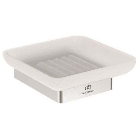 Ideal Standard Conca Cube porte-savon, en verre satiné, T4508AA (1/3)