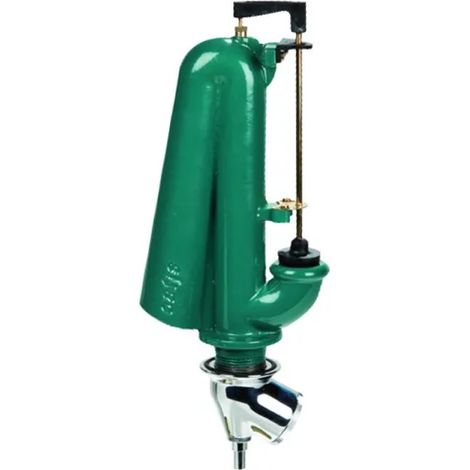 BATTERIA SCARICO WC PER CASSETTA ALTA CON PULSANTE BASSO    FONDERIE PONTINE BREVETTI CATI