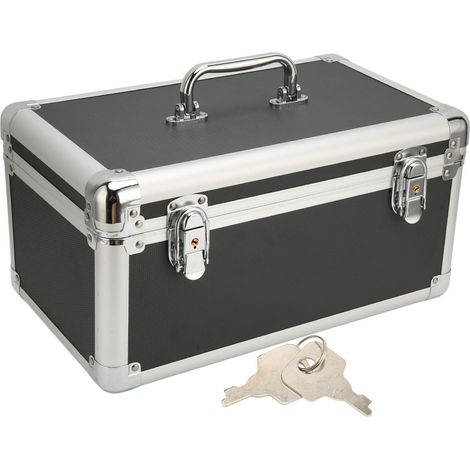 10 boîtier de rangement pour disques durs, aluminium et ABS, étanche et antichoc, verrou de sécurité, pour disques 3,5 pouces (1/5)