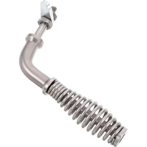 Poignée de Porte de Cheminée en Acier Inoxydable, Poignée de Poêle à Bois à Ressort, Accessoire Cheminée Bois Élégant et Facile à Installer pour Poignee Barbecue (1/5)