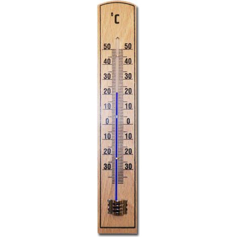 Pluvia Thermometer 101015 205x35 mm Holz 30700