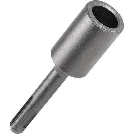 Enfonce Pieux SDS PLUS pour Mise à la Terre, Ø Intérieur 16,5mm x Ø Extérieur 25mm x 100mm de Longueur, Bouterolle d'Enfoncemen pour Piquets de Terre et Ancres de Sol (1/5)
