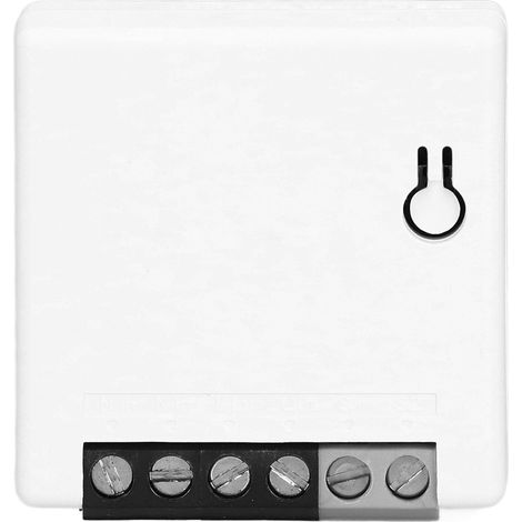 Ortviai Interrupteur intelligent WiFi mini pour maison – commande à distance, minuterie et vocale, double commande 100-240 V (1/5)