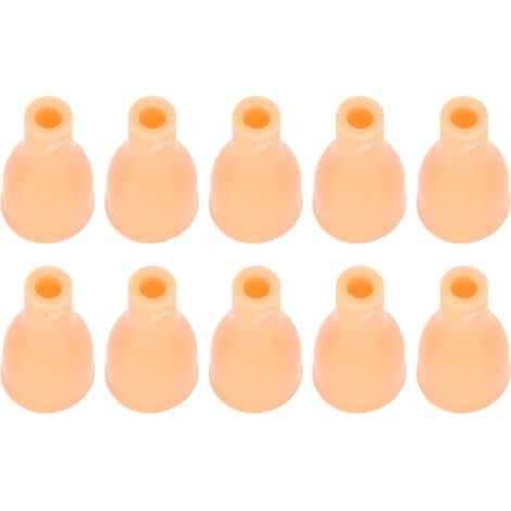 10 pièces Adaptateurs en Silicone pour Appareil Auditif, Stéthoscope, Test d'Écoute, Accessoire de Remplacement (1/5)