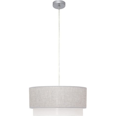 Colgante Kenya gris y blanco regulable D40 (1/2)
