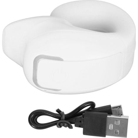 Casque Audio Bluetooth 5.3 Oreillette Ouverte Sans Fil, Écouteur Clip IPX4 Résistant à l'Eau pour Course et Vélo, Blanc (1/5)