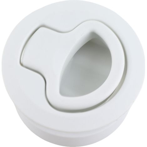 Loquet de trappe encastré en plastique, à fermeture rapide, pour camping-car, bateau, marine, blanc