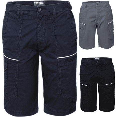 Bermuda da Lavoro Rossini R-Stretch Nero 3XL