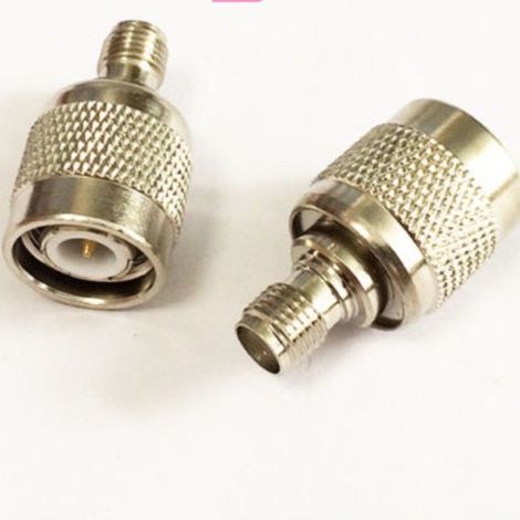 Adaptateur de connecteur coaxial (TNC mâle vers SMA femelle) pour la conversion d'antenne de routeur (1/2)