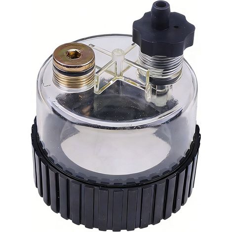 Le bol séparateur carburant-eau 343-5527 convient aux moteurs Caterpillar CAT 3126, C7 et C9. (1/4)