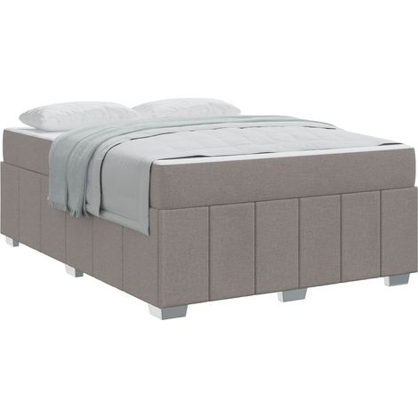 Maison Exclusive - Struttura del letto con materasso Talpa 160 x 200 cm Tessuto (1/5)