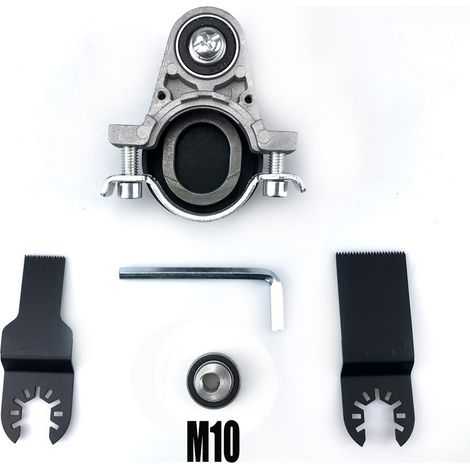 Adaptateur multifonction standard (M10) Meuleuse d'angle transformée en outil multifonction pour le meulage, le polissage et la découpe du bois et du métal. (1/5)