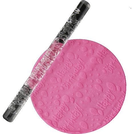 Hochwertiger Acryl-Nudelholz – Nudelholz für Fondant und Modelliermasse – 11