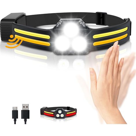 Induktions-Nacht-Angelscheinwerfer, Outdoor-Reitlicht, USB-aufladbare Nachtlauflampe