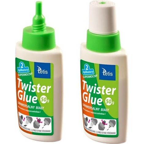 Colla universale Tetis bianca 50g - Forte, per carta e tessuti