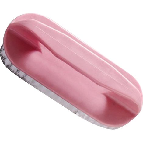 Brosse à main domestique, chiffon à linge, brosse de nettoyage de chaussures, brosse à récurer avec poignée pratiqu à poils doux de nettoyage (1/5)