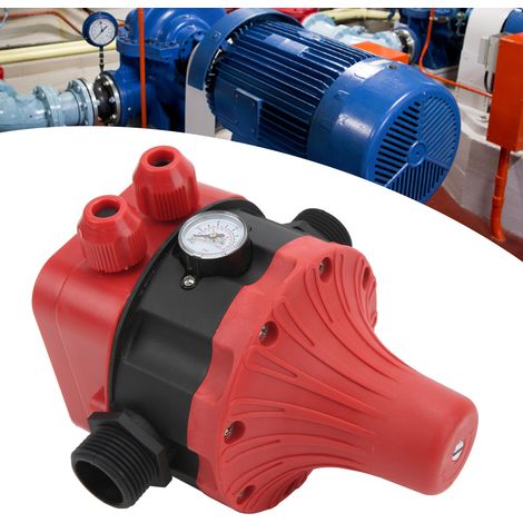 Automatischer Druckschalter für Wasserpumpe, rote Ausführung, 110 V–120 V (1/5)