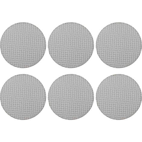 Porte-filtre à café en acier inoxydable, 6 pièces, 100 μm, précision, filtre à mailles de 1.7mm d'épaisseur pour amoureux 58.5mm (1/5)