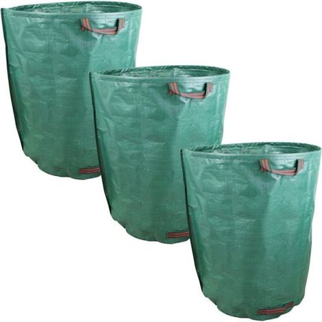Lot de 3 sacs de déchets 300L en PP 150g/m² autoportants - Linxor (1/5)
