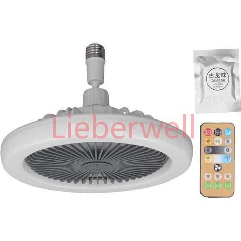 Ventilateur de plafond , DUOKON , Télécommande , Moteur cuivre , 3 vitesses , Lumière LED (1/4)