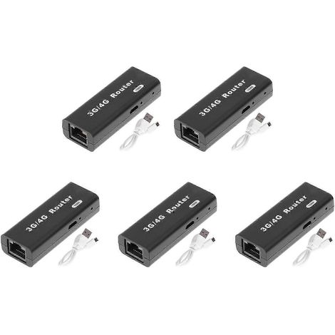 mini routeurs Wi-Fi portables 3G/4G avec câble USB et port RJ45 (150 Mbps) QAQ (1/5)