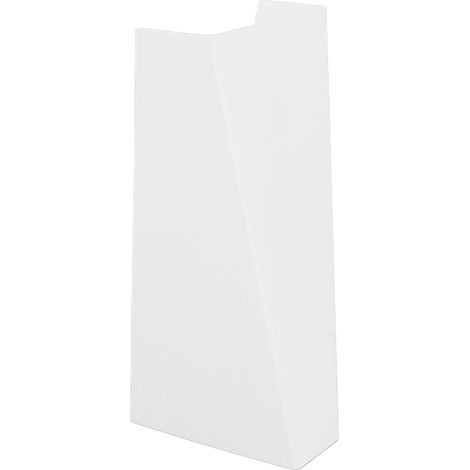 Moderne, minimalistische trapezförmige LED-Wandleuchte mit warmweißem Licht (AC85–265V, weißes Gehäuse) (1/5)