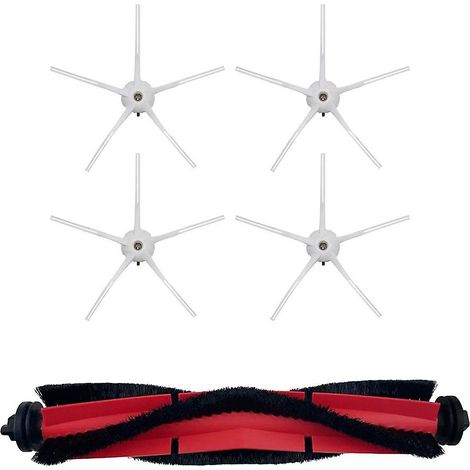 Kit de rechange pour brosse principale et brosses latérales compatible avec les accessoires et pièces détachées pour aspirateur robot Q5, comme illustré. (1/5)