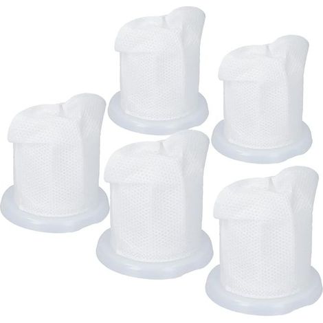 5 filtres à poussière adaptés au Vorwerk Kobold VC100 Set de filtres Aspirateur à batterie VC100 VC 100 Filtre d'aspirateur Pièces de rechange Aspirateur à main Unité de filtre Accessoires (1/5)