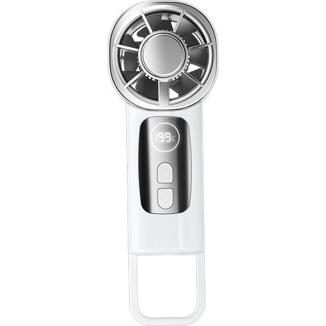 Ventilateur portable rechargeable par USB, à porter à la taille ou autour du cou – Idéal pour le bureau, la maison et les activités de plein air. (1/5)