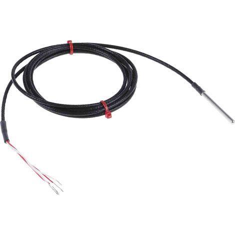 Capteur RTD PT100 RS PRO, Ø 4mm, L.50mm + 2m, +250°C max, Câble ( Prix pour 1 )