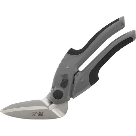 Ciseaux robustes de 25,4 cm, coupe-tapis, ciseaux industriels, polyvalents, ciseaux pour tapis, carton, cuir, élagage, jardinage, poignée souple en acier inoxydable (Noir) (1/5)