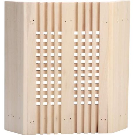 Abat-Jour carré en Bois pour appuie-tête de Sauna (1/5)