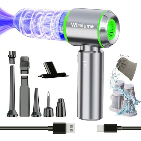 Akku Handstaubsauger 22000 Pa, kabellos, 4-in-1, leicht, für Auto & Haushalt (1/5)