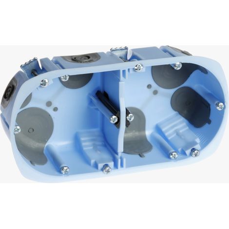 Wasserdichte Unterputzdose - 2 Stellen - Ã˜67/68 - Achsabstand 71mm - Air'métic Tiefe 40mm