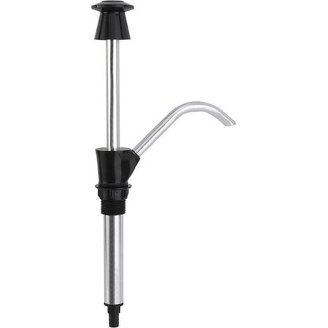 Robinet Lavabo Caravane - 1 Unité - Métal - Pompe Double Action - Camping-car Bateau - Trou 32mm