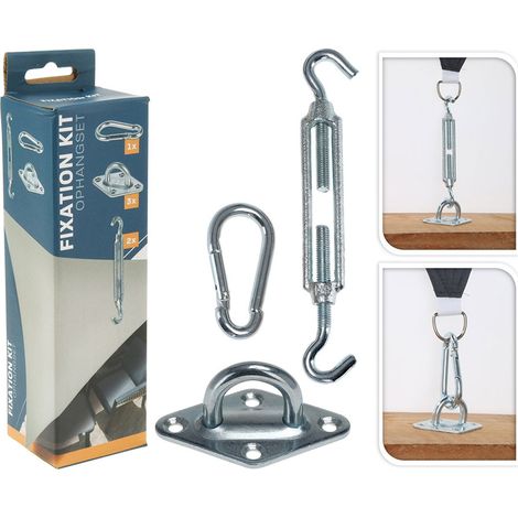 Kit Ancrage Taud Voile Fixation Sécurisée Pour Tauds De Voile - Basics