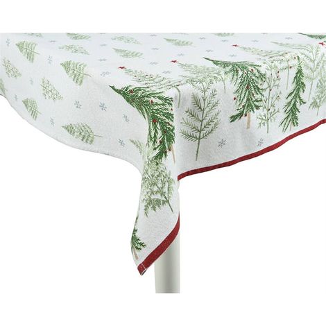 Weihnachtstischdecke aus Baumwolle 140 x 0,10 x 180 cm