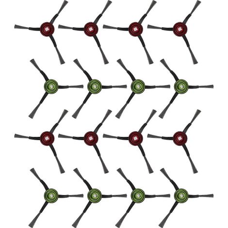 Set mit 16 Seitenbürsten für die Saugroboter ECOVAC DEEBOT OZMO T9, T9 AIVI, T8 MAX, T8 POWER, T8 AIVI und N8 PRO. Zubehör