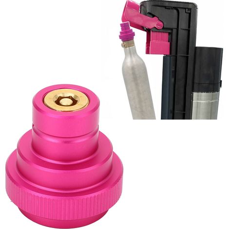 Adaptateur CO2 rapide pour eau gazeuse, compatible avec les distributeurs d'eau gazeuse DUO/Terra/Art, cylindre de CO2 bleu d'origine avec valve à soda à filetage externe TR21-4, accessoires roses sup (1/5)