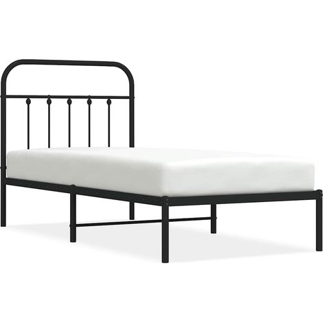 Maison Exclusive - Estructura cama sin colchón con cabecero metal (1/5)