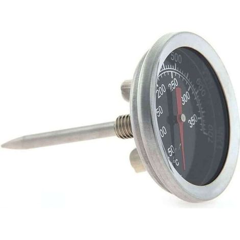 Termometro da forno in acciaio inossidabile per barbecue, grill e affumicatore, da 50 a 350 °C, da 100 a 700 ℉ (tipo A 350 °C)