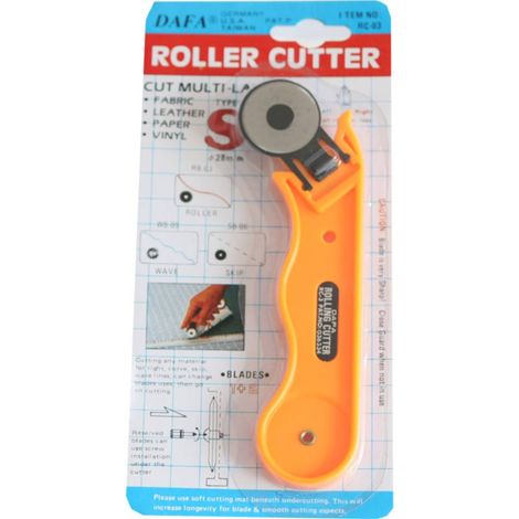 Cutter rotatif grand modèle - avec 1 Lame de rechange - multirex - slection : Cutter avec 1 Lame de rechange