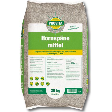 Provita Hornspäne 20 kg mittel 4-7mm Stickstoffdünger Universal (1/4)
