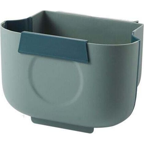 6L/13L Foldable Trash Can with Scraper and Kitchen Waste Bin, Paper Recycling, Garbage Disposal, 1 Piece Trash Can (Green, 6L) MUMU (1/4)