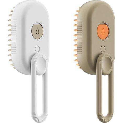 Cepillo Masajeador Eléctrico para Perros y Gatos a Vapor Inalámbrico Recargable