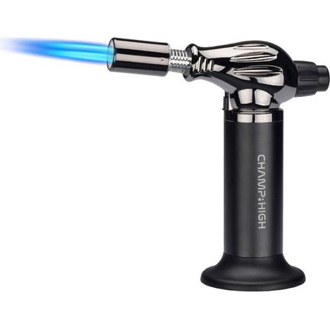 Chalumeau de Cuisine Professionnel - CHAMP HIGH - Brûleur 18,5 cm - Double flamme réglable jusqu'à 1400°C (1/4)